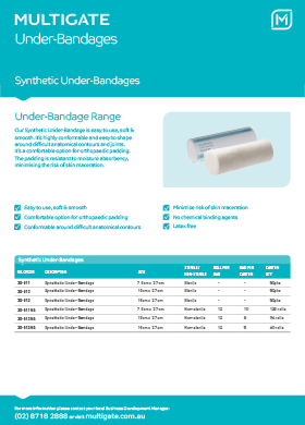 Synthetic Under-Bandages Flyer